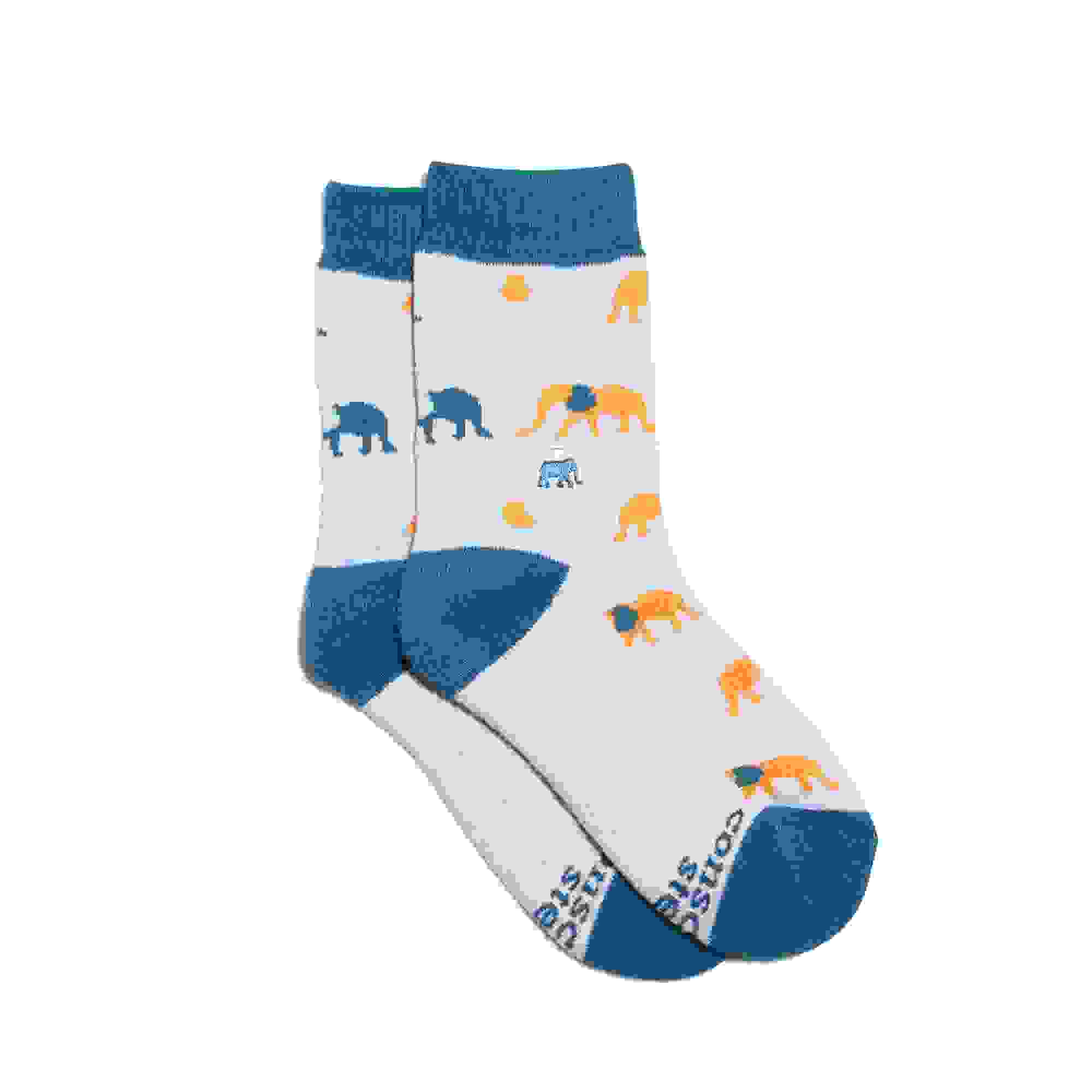 Conscious Step Elephants Crew Big Kids' Socks